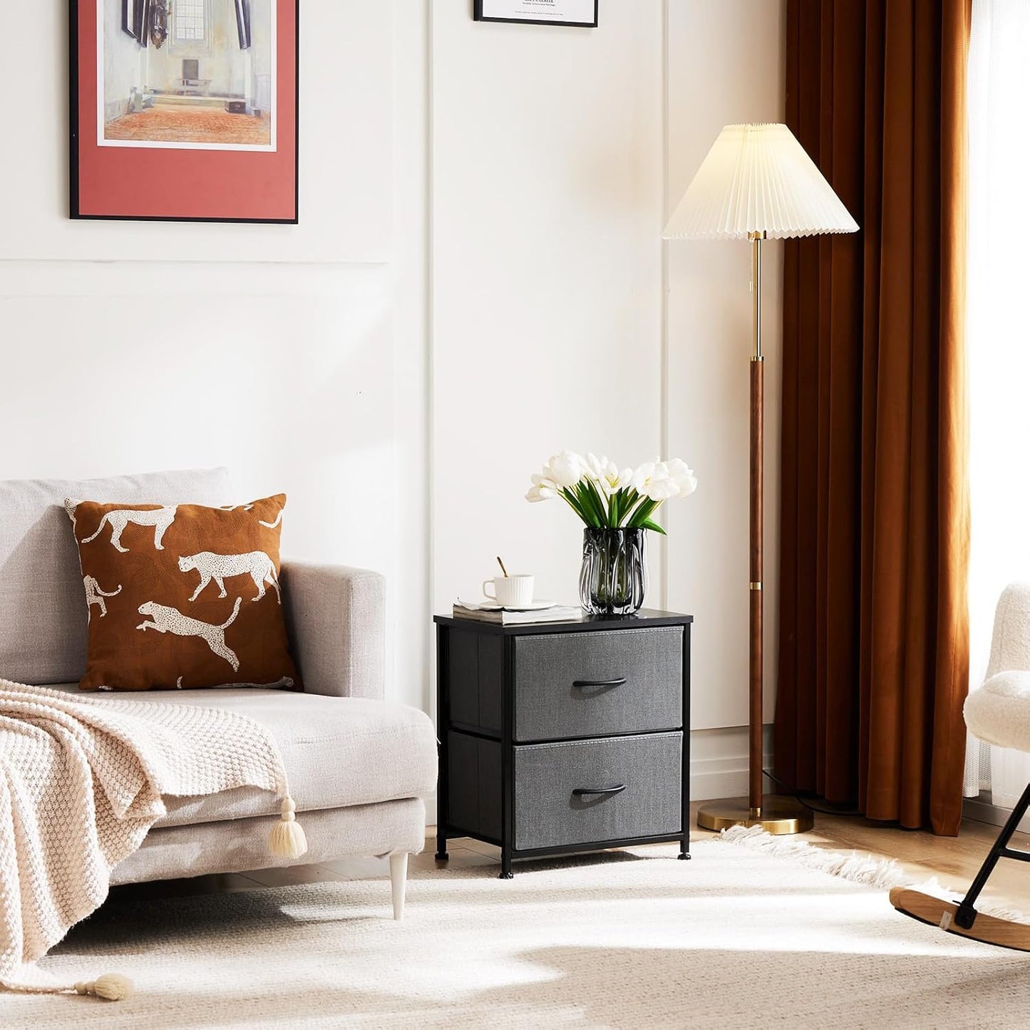 Table de Chevet - JHKCab™ - Gris