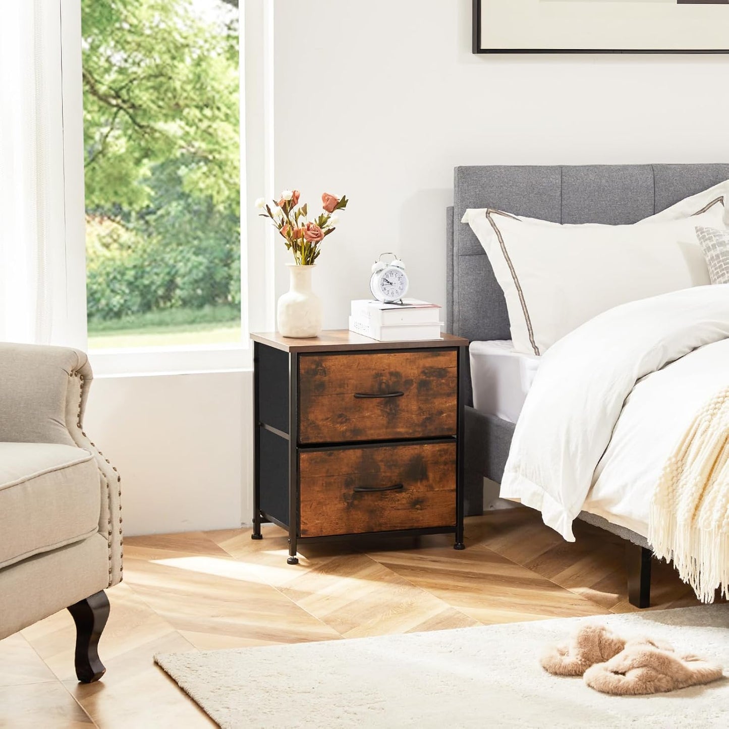 Table de Chevet - JHKCab™ - Brun